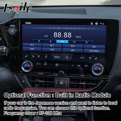 Lsailt Android Carplay Multimedia System Video Interface for 2021-Present Lexus NX NX200 NX250 NX350 NX350h NX400h NX450h