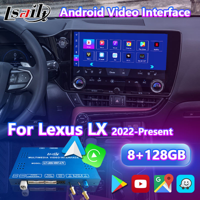 Lsailt Android Carplay Multimedia Video Interface for 2022-Present Lexus LX LX500d LX600 LX700h