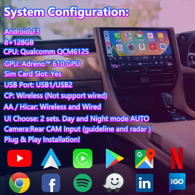 Lsailt Android Carplay Multimedia Video Interface for 2023-Present Toyota Alphard Vellfire 40 Series
