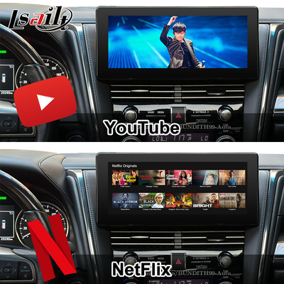 Android 13 Lexus Video Interface OEM Screen Upgrade for LM350 LM500H NX RX ES Retrofit Kits Included YouTube , NetFlix,Wireless CarPlay