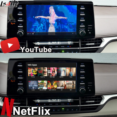 OEM Integration and Retrofit Android Interface for Toyota Sienna 2018-2021 Camry, RAV-4 In-Car Multimedia Support YouTube, NetFlix, 360 Degree Camera