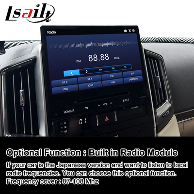 Lsailt Android Multimedia Video Interface for Toyota Land Cruiser LC200 GXR GX-R FST LC 200 2018-2022