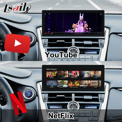 Lexus Android Screen with Wireless CarPlay & Android Auto 10.25 Inches Touchscreen | SIM Card & 360 Cameras IPS Display