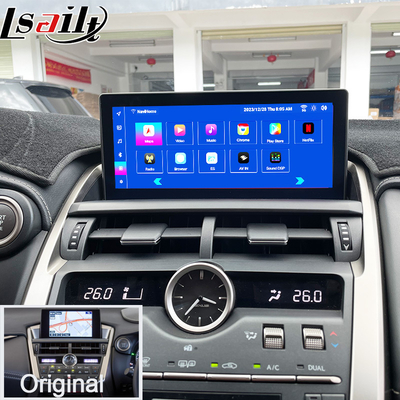 Lexus Android Screen for Lexus NX200T NX300H 2015-2017 10.25 Inches IPS HD Display Android 13 Wireless CarPlay, Android Auto