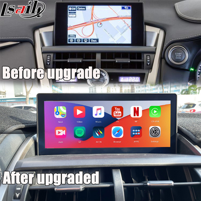 Lexus Android Screen for Lexus NX200T NX300H 2015-2017 10.25 Inches IPS HD Display Android 13 Wireless CarPlay, Android Auto