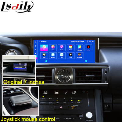 Lexus Android Screen Android 13 Multimedia DisPlay 8 Core Qulcomm for LEXUS IS200T IS300H IS350 Support Joystick Control, YouTube, Google Play, CarPlay