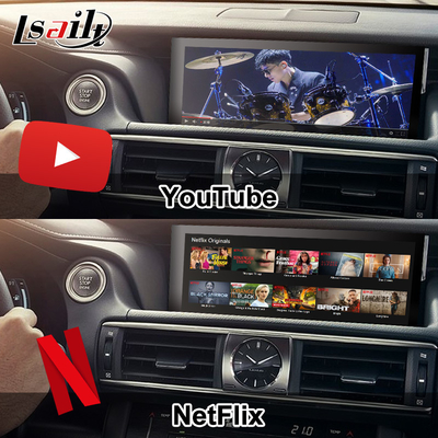 Lexus Android Screen Android 13 Multimedia DisPlay 8 Core Qulcomm for LEXUS IS200T IS300H IS350 Support Joystick Control, YouTube, Google Play, CarPlay