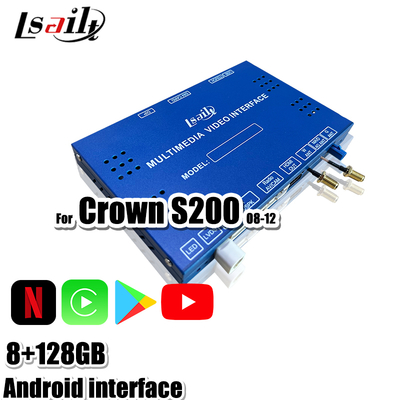 Android 13 Multimedia Interface for Toyota Crown S200 URS206 2008-2012 Model Android Upgrade Module Included YouTube, NetFlix,Google Map