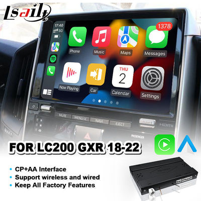 Lsailt Wireless Android Auto Carplay Interface for 2018-2022 Toyota Land Cruiser LC200 GX-R LC 200 GXR