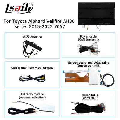 Toyota Alphard Vellfire AH30 series pure OEM style Carplay android auto box 2015-2022 model