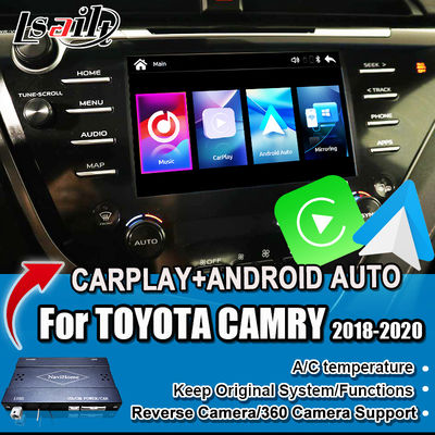 OEM Apple CarPlay/Android Auto Upgrade Module for Camry V70 Sienna, RAV-4 2018-2021 Support Multi-Language,360 Cameras