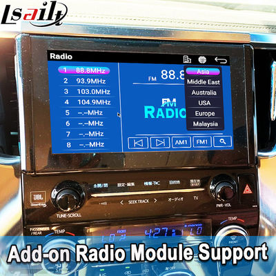 Wireless Apple CarPlay/Android Auto Upgrade Module for Alphard 30 Series Vellfire Toyota Support FM Radio,A/C, Mirroring,Cameras