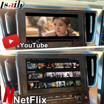 Lsailt OEM Android Upgrade Module for Toyota Alphard 30 Series Vellfire Integration Wireless CarPlay, Android Auto, YouTube, Google Map