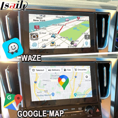 Lsailt OEM Android Upgrade Module for Toyota Alphard 30 Series Vellfire Integration Wireless CarPlay, Android Auto, YouTube, Google Map