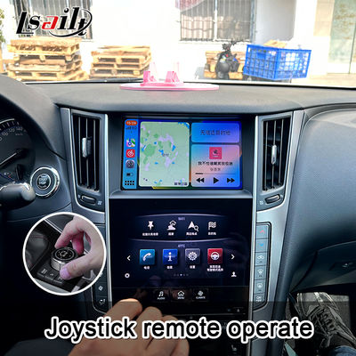 Q50 Q60 OEM Apple CarPlay Upgrade Module Integration Mobile Phone Mirroring, AC Temperature Display, Google Map, Spotify