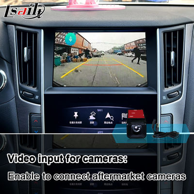 Q50 Q60 OEM Apple CarPlay Upgrade Module Integration Mobile Phone Mirroring, AC Temperature Display, Google Map, Spotify