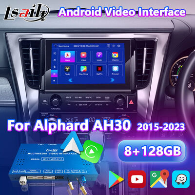 Lsailt 8+128GB Android Carplay Multimedia Video Interface for 2015-2023 Toyota Alphard AH30