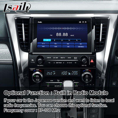 Lsailt 8+128GB Android Carplay Multimedia Video Interface for 2015-2023 Toyota Alphard AH30