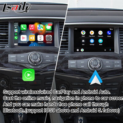 Lsailt 8G Android Multimedia Interface for Nissan Patrol 2020-2023 Android Upgrade Module Integrated Google Map, CarPlay, YouTube