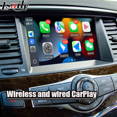 CarPlay Interface for Patrol 2020-2023 Nissan Y62 Australian Version Integrated Wireless Android Auto, Mobile Phone Mirroring, Reverse Camera