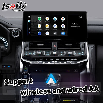 Lsailt Wireless Android Auto Carplay Interface for 2021-2024 Toyota Land Cruiser 300 GX-R VX-R GR GR-S Sahara ZX VX LC300
