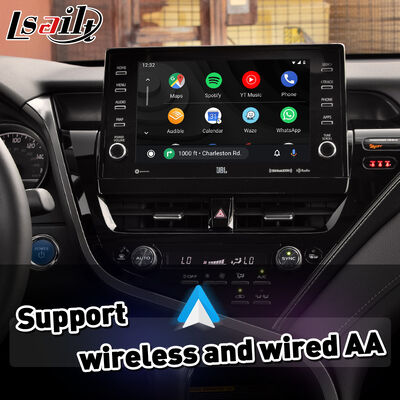 Lsailt Wireless Android Auto Carplay Interface for 2021-2024 Toyota Camry Hybrid XSE XLE SL SE XV70