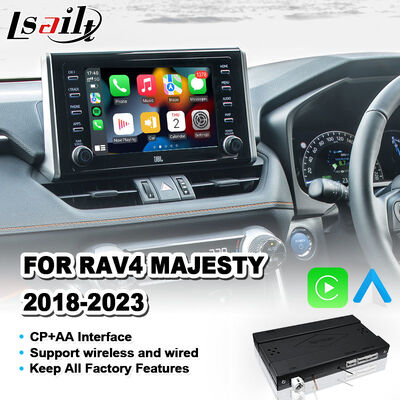 Lsailt Wireless Android Auto Carplay Interface for 2018-2023 Toyota RAV4 Majesty