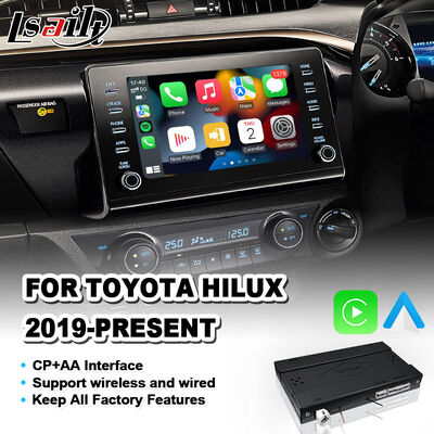 Lsailt Wireless Android Auto Carplay Interface for 2019-Present Toyota Hilux