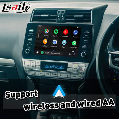 Lsailt Wireless Android Auto Carplay Interface for 2020-Present Toyota Land Cruiser Prado 150