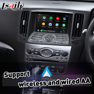 Lsailt Wireless Android Auto Carplay Interface for 2007-2014 Nissan Skyline 370GT 350GT V36