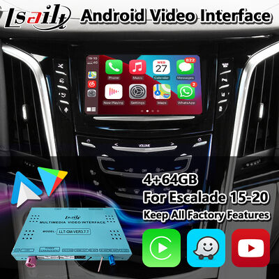 Lsailt Android Carplay Video Interface for 2015-2020 Cadillac Escalade CUE System