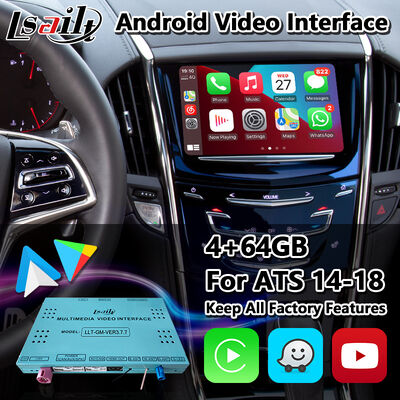 Lsailt Android Carplay Multimedia Video Interface for 2014-2019 Cadillac ATS CUE System