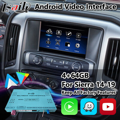 Lsailt Android Car Navigation Video Interface for 2014-2019 GMC Sierra 1500 2500 3500 Intellilink System