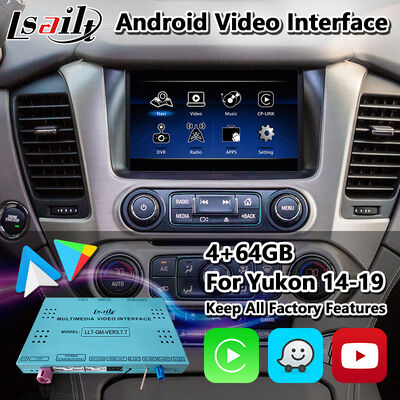 Lsailt Android Carplay Multimedia Video Interface for 2015-2020 GMC Yukon Intellilink System