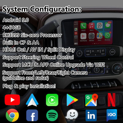 Chevrolet Silverado Android Carplay Multimedia Interface With Wireless Android Auto