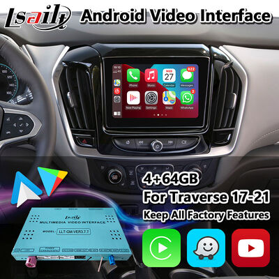 Chevrolet Traverse Android Carplay Multimedia Interface with GPS Navigation