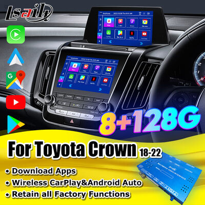 Android 13 Multimedia Upgrade Module for Crown S220 2018-2022 OEM Integration Wireless CarPlay, Android Auto, YouTube,NetFlix, Google Play