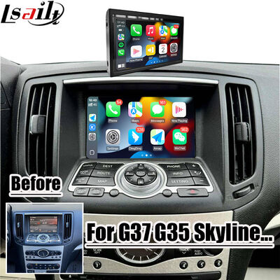 Lsailt 7 Inches Wireless Android Auto CarPlay Screen for Infiniti G37 G25 G35 Skyline 370GT (V36) Q40 2007-2014 HD Touch DisPlay