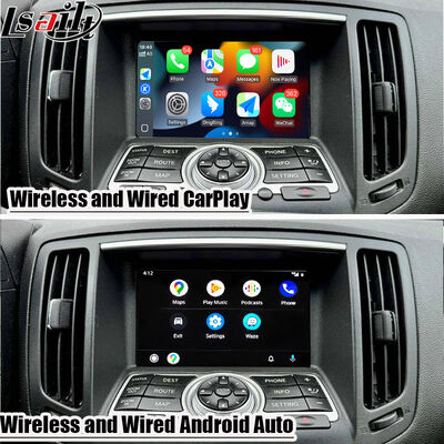 Lsailt 7 Inches Wireless Android Auto CarPlay Screen for Infiniti G37 G25 G35 Skyline 370GT (V36) Q40 2007-2014 HD Touch DisPlay