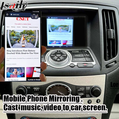 Lsailt 7 Inches Wireless Android Auto CarPlay Screen for Infiniti G37 G25 G35 Skyline 370GT (V36) Q40 2007-2014 HD Touch DisPlay