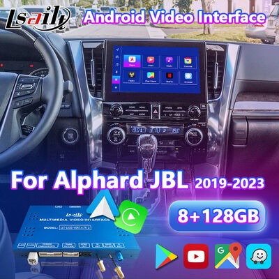 Lsailt Android Carplay Video Interface for 2019 -2023 Toyota Alphard Vellfire JBL High Version