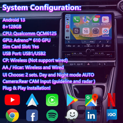 Lsailt Android Multimedia Video Interface for 2023-Present Lexus LBX