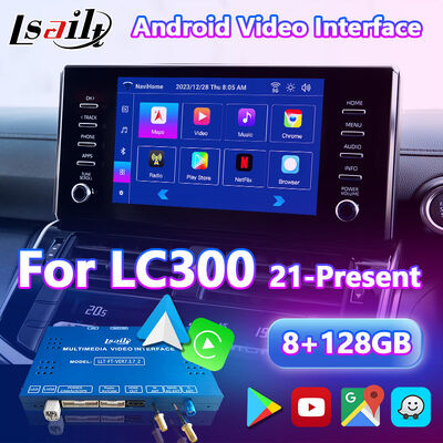 Lsailt Android Navigation Multimedia Video Interface for 2021-2024 Toyota Land Cruiser 300 GX GXL AX LC300