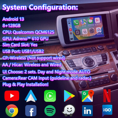 Lsailt Android Navigation Multimedia Interface for 2007-2010 Nissan Elgrand E51 Series 3