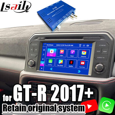 NISSAN Multimedia Interface OEM Android Upgrade for GT-R 2017+Integrated Wireless CarPlay, YouTube, NetFlix,Android Auto