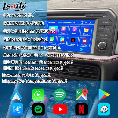 NISSAN Multimedia Interface OEM Android Upgrade for GT-R 2017+Integrated Wireless CarPlay, YouTube, NetFlix,Android Auto
