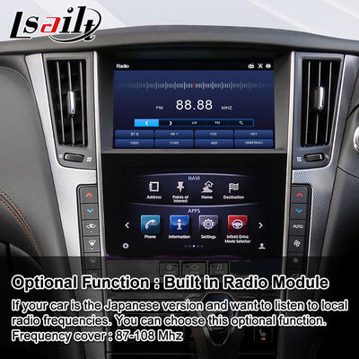 Lsailt Android Carplay Multimedia Video Interface for 2015-2020 Infiniti Q50 Q60 Q50s Q50L Q60S
