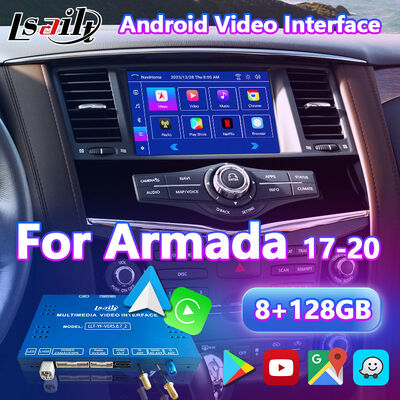 Lsailt Android Carplay Multimedia Video Interface for 2017-2020 Nissan Armada Patrol Y62