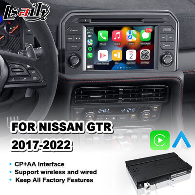 Lsailt Nissan GT-R R35 2017-2022 CarPlay Interface OEM Integration Module Factory Screen Wireless Android Auto Upgrade