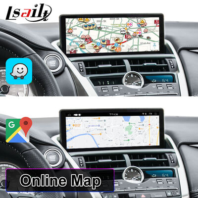Lsailt 10.25 Inch Android Carplay Multimedia Video Interface Screen for 2017-2021 Lexus NX 300h NX200 NX300 NX300h